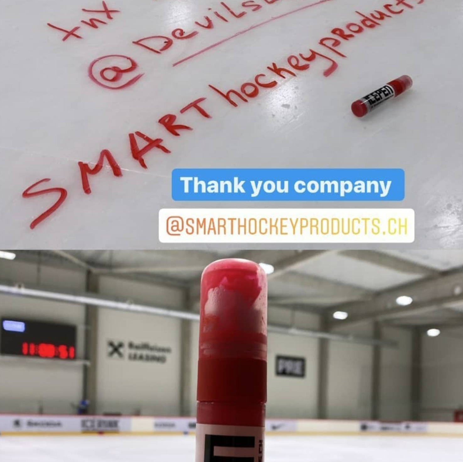 Instagram-Testimonial von Devils Labor für SmartHockey Products